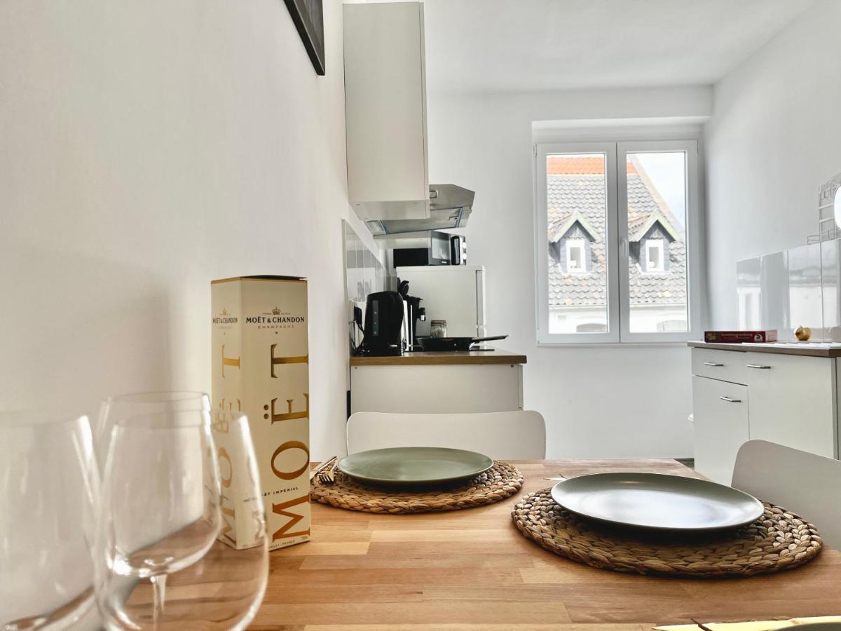 Design Apartment - Kingsize Bett - Kueche - Zentral Hannover Luaran gambar