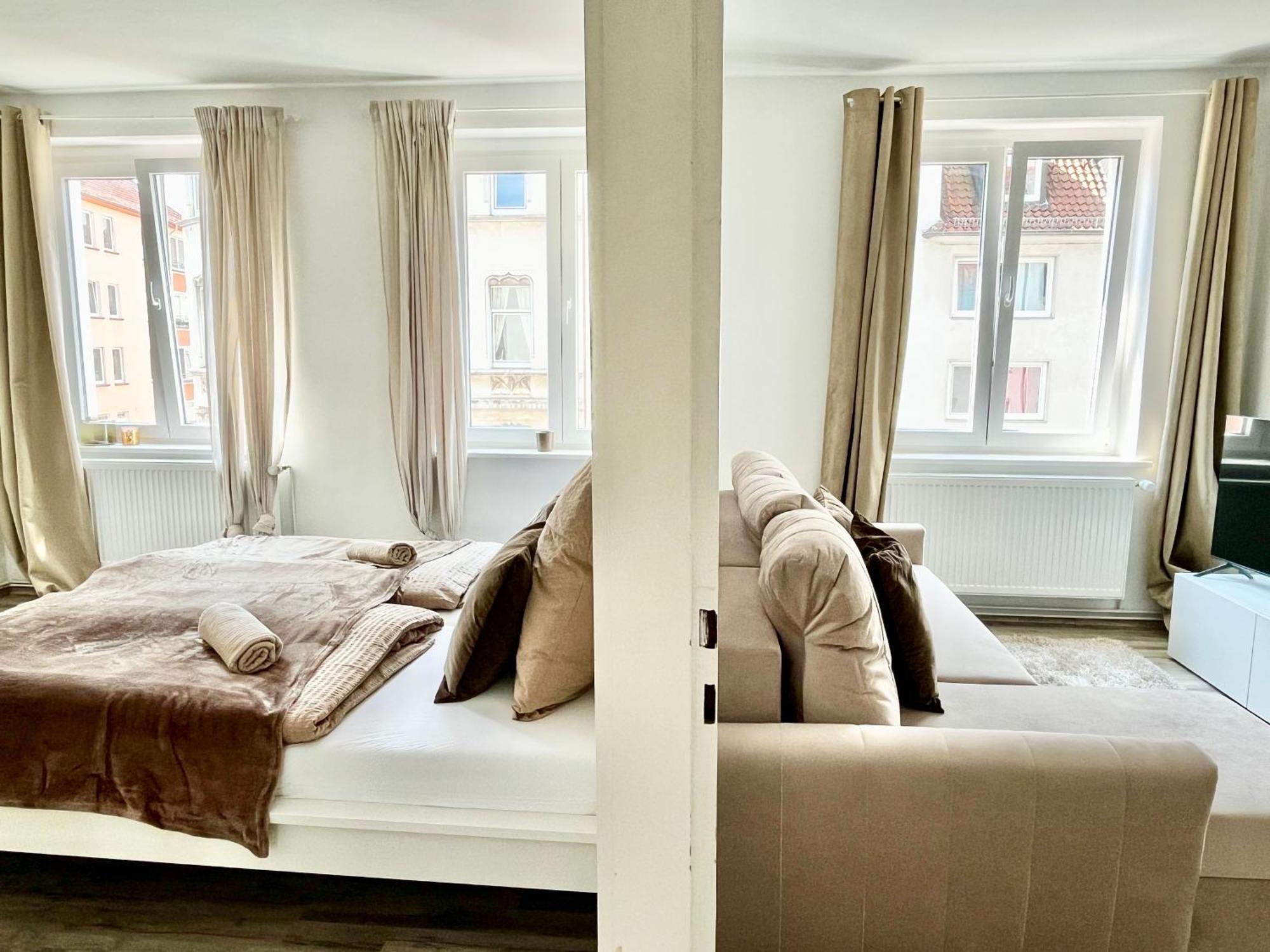 Design Apartment - Kingsize Bett - Kueche - Zentral Hannover Luaran gambar